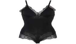 SUBBLIME TEDDY DETALLE ENCAJE FLORAL NEGRO S M