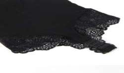 SUBBLIME TEDDY DETALLE ENCAJE FLORAL NEGRO S M
