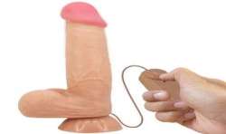 PRETTY LOVE SLIDING SKIN SERIES DILDO REALiSTICO CON VENTOSA PIEL DESLIZANTE NATURAL 218 CM