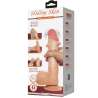 PRETTY LOVE SLIDING SKIN SERIES DILDO REALiSTICO CON VENTOSA PIEL DESLIZANTE NATURAL 218 CM