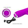 PRETTY LOVE RACHEL VIBRADOR RECARGABLE CON SUCCIONADOR MORADO
