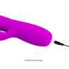 PRETTY LOVE MELANIE VIBRADOR CONEJO RECARGABLE MORADO