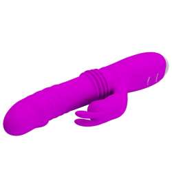 PRETTY LOVE DOROTHY VIBRADOR CONEJO RECARGABLE MORADO