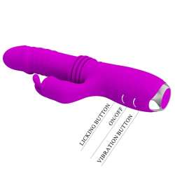 PRETTY LOVE DOROTHY VIBRADOR CONEJO RECARGABLE MORADO