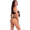 LIVCO CORSETTI FASHION NOMADE TANGA CROTCHLESS NEGRO