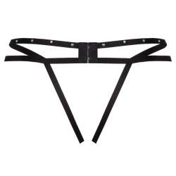 LIVCO CORSETTI FASHION NOMADE TANGA CROTCHLESS NEGRO