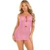LEG AVENUE VESTIDO CORAZON LAZOS ROSA TALLA uNICA