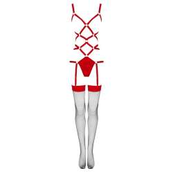 LIVCO CORSETTI FASHION THIARA LC 20213 SET BODY MEDIAS ROJA S M