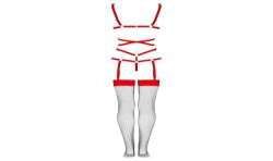 LIVCO CORSETTI FASHION THIARA LC 20213 SET BODY MEDIAS ROJA S M