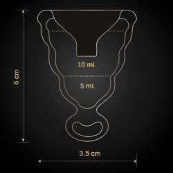 G VIBE GCUP COPA MENSTRUAL NEGRA