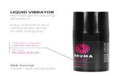 BRUMA VIBRADOR LiQUIDO ULTRA DESLIZANTE CHICLE 15 ML