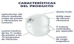 SATISFYER CUTIE GHOST VIBRADOR LAY ON BLANCO