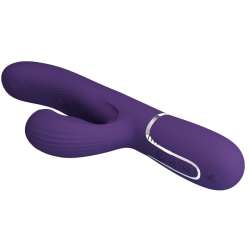 PRETTY LOVE PERLITA VIBRADOR PUNTO G 3 EN 1 MULTIFUNCIoN MORADO