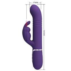 PRETTY LOVE COALE VIBRADOR RABBIT 4 EN 1 MORADO