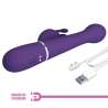 PRETTY LOVE DEJON VIBRADOR RABBIT 3 EN 1 MULTIFUNCIoN MORADO