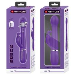 PRETTY LOVE DEJON VIBRADOR RABBIT 3 EN 1 MULTIFUNCIoN MORADO