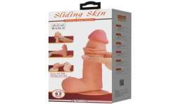 PRETTY LOVE SLIDING SKIN SERIES DILDO REALiSTICO CON VENTOSA PIEL DESLIZANTE MULATO 234 CM