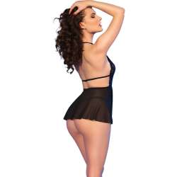 CHILIROSE CR 4720 BABYDOLL TANGA NEGRO S