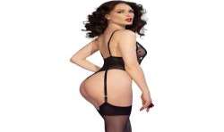 CHILIROSE CR 4722 BODY CROTCHLESS NEGRO S