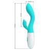 PRETTY LOVE BRIGHTY VIBRADOR PUNTO G VERDE AGUA