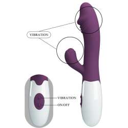 PRETTY LOVE SNAPPY VIBRADOR PUNTO G MORADO