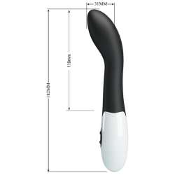 PRETTY LOVE BISHOP VIBRADOR PUNTO G 30 MODOS NEGRO