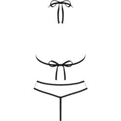 LIVCO CORSETTI FASHION JIMENA LC 20216 SUJETADOR TANGA NEGRO TALLA uNICA