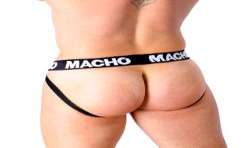 MACHO MX25NC JOCK CUERO NEGRO S