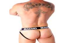 MACHO MX25NC JOCK CUERO NEGRO S