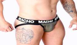 MACHO MX27GR JOCK CUERO GRIS BEIGE S
