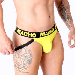 MACHO MX25A JOCK LYCRA AMARILLO S