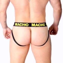 MACHO MX25A JOCK LYCRA AMARILLO S