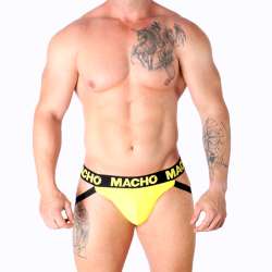MACHO MX25A JOCK LYCRA AMARILLO S