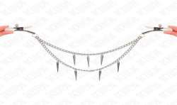 KINK PINZAS PARA PEZONES CON CADENA DE PaAS 30 CM