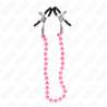 KINK PINZAS PARA PEZONES CON CADENA DE BOLAS VIOLETA 30 CM