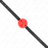 KINK MORDAZA DE BOLA 45 CM TRANSPIRABLE SIMPLICITY ROJO 62 x 15 CM