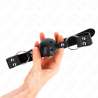 KINK MORDAZA DE BOLA 4 CM TRANSPIRABLE CON DOBLE REMACHE MODELO 1 NEGRO 62 x 25 CM AJUSTABLE 42 58 CM