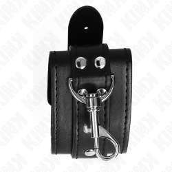 KINK MUaEQUERAS ESTILO MAZMORRA CON CERRADURA NEGRO AJUSTABLE 21 28 CM X 55 CM