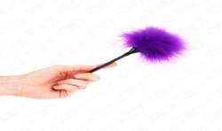 KINK PLUMAS PARA COSQUILLAS MORADO USADO PARA EL KIT BONDAGE 27 CM