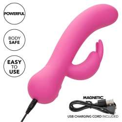 CALEXOTICS FIRST TIME VIBRADOR RABBIT RECARGABLE ROSA