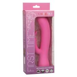 CALEXOTICS FIRST TIME VIBRADOR RABBIT RECARGABLE ROSA