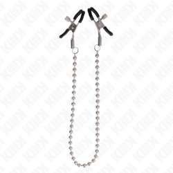 KINK PINZAS PARA PEZONES CON CADENA DE BOLAS 30 CM