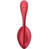 SATISFYER SHINY PETAL ESTIMULADOR PUNTO G CONTROL REMOTO ROJO APP GRATUITA