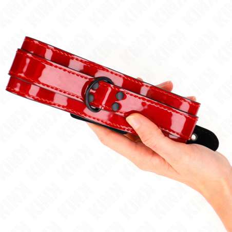 KINK COLLAR AJUSTABLE ROJO VINO 375 495 CM X 5 CM