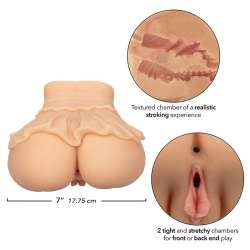 CALEXOTICS THE PEEP SHOW GIRL DOBLE MASTURBADOR REALaSTICO NATURAL