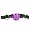 KINK MORDAZA DE BOLA 45 CM MORADO DURA HUECA 635 X 2 CM