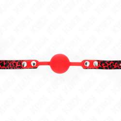 KINK MORDAZA DE BOLA 4 CM DE SILICONA MODELO 2 60 x 2 CM