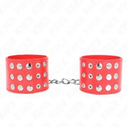 KINK MUaEQUERAS CON CIERRE A PRESIaN AJUSTABLE ROJO 19 24 CM X 55 CM