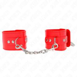 KINK MUaEQUERAS CON CIERRE CANDADO ROJO AJUSTABLE 16 23 CM X 55 CM