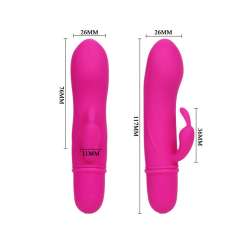 PRETTY LOVE FLIRTATION VIBRADOR CON RABBIT CAESAR